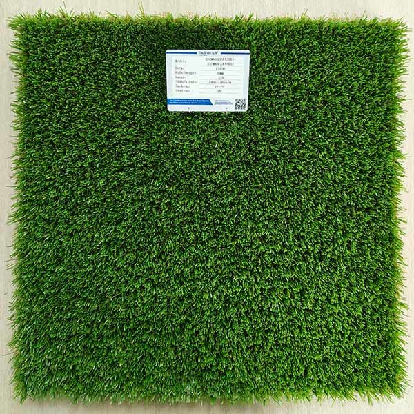PU Adhesive 28mm 13800 Dtex Landscape Artificial Grass Double PP Backing Balconies Backyards Decorations UV Resistance Low Maintenance