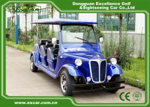 China Energy Saving Classic Golf Carts With 3 Row Blue Color Vintage Type on sale