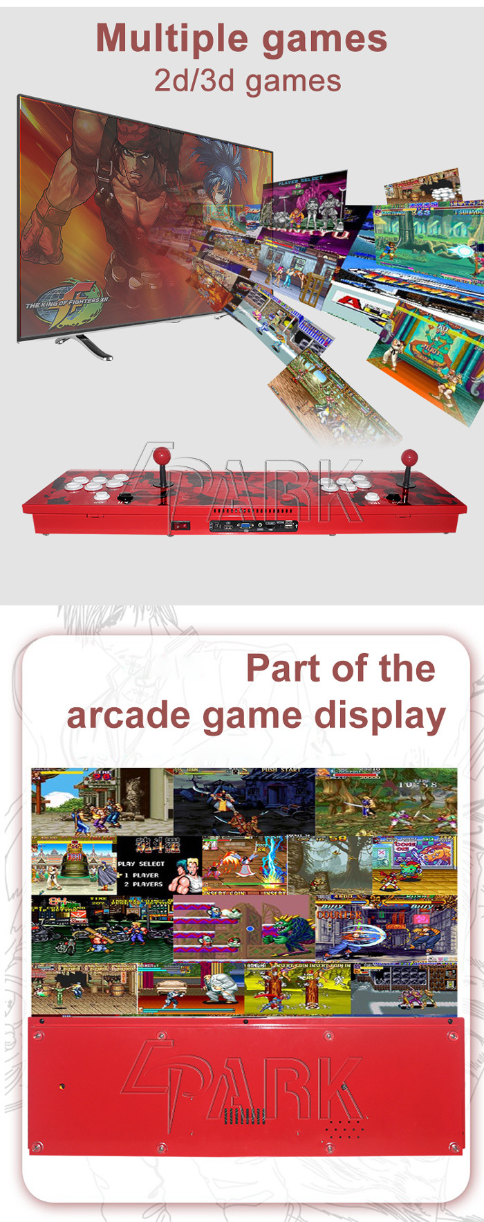 Camouflage Wired Iron Console Coin Operated Arcade Machines