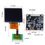 3.17 Inch FHD TFT Display High Brightness Tft Display 1024*768 Dots MIPI