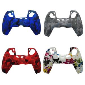  Comfortable Hand Grip PS5 Dualsense Silicone Cover Water-Transfer Printing Hi-Tech Manufactures