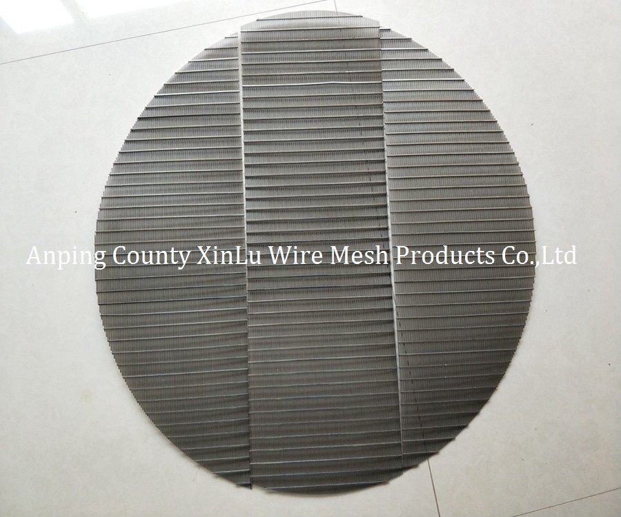 Wire Wrapped Screen Panel V Wire 2.5x4mm for Wire Mesh Filter Applications
