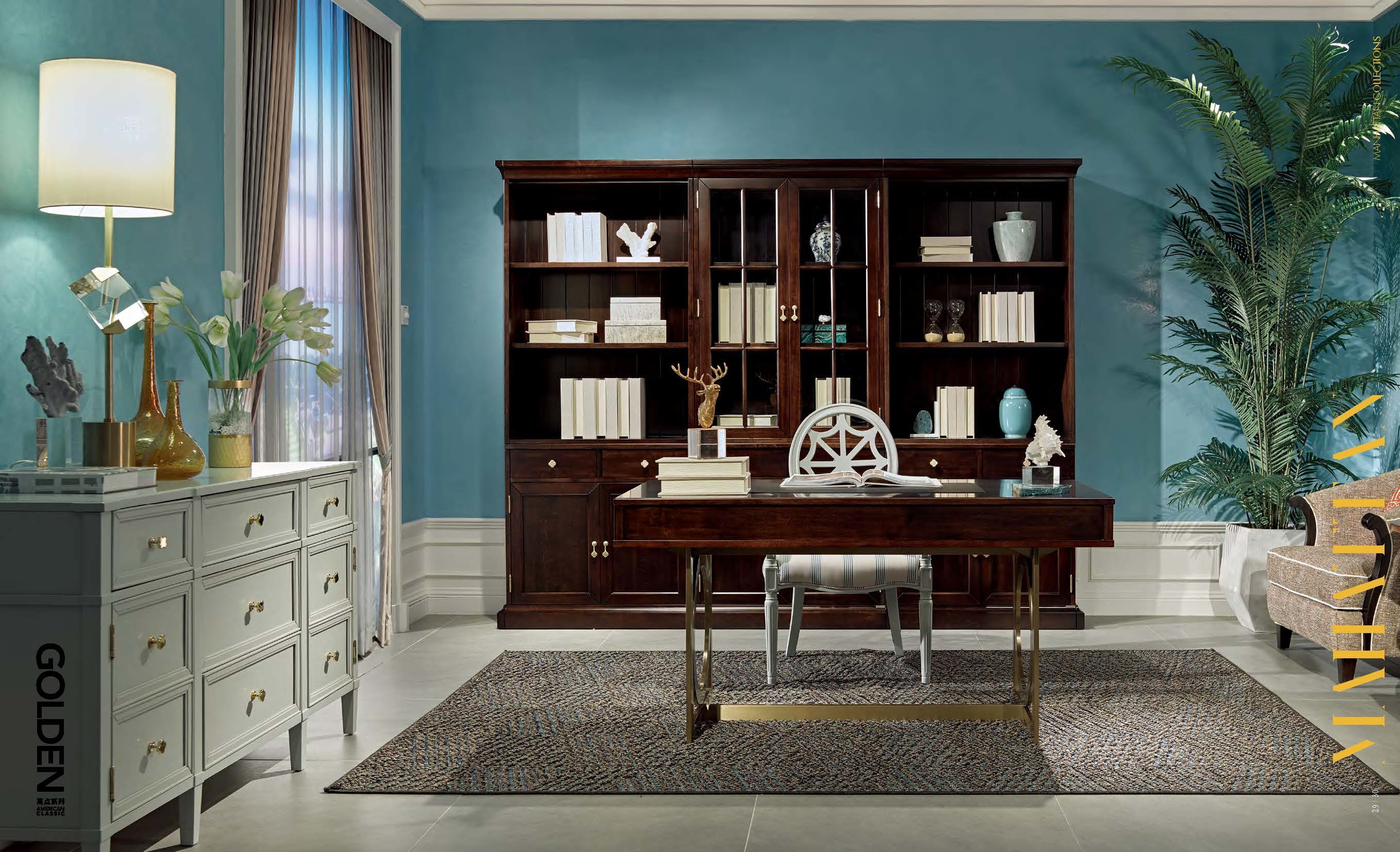 Living room furniture Smart design Coffee table by Stainless steel legs with Oak wood table