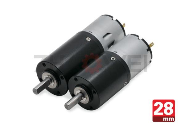 28mm 24v dc gear motor , Planetary Reduction Geared Motor With Gear Ratio 864 /
