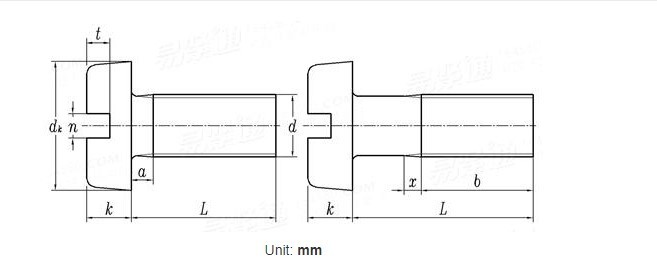 1/5 Flat Head Screw Fastener 304 316 SS Drywall Fastener