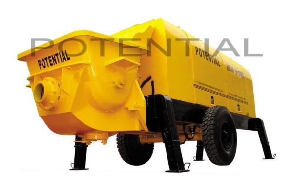 HBT80.13.130RS Truck Mounted Concrete Pump , Diesel Concrete Pump 13/8 Pumping