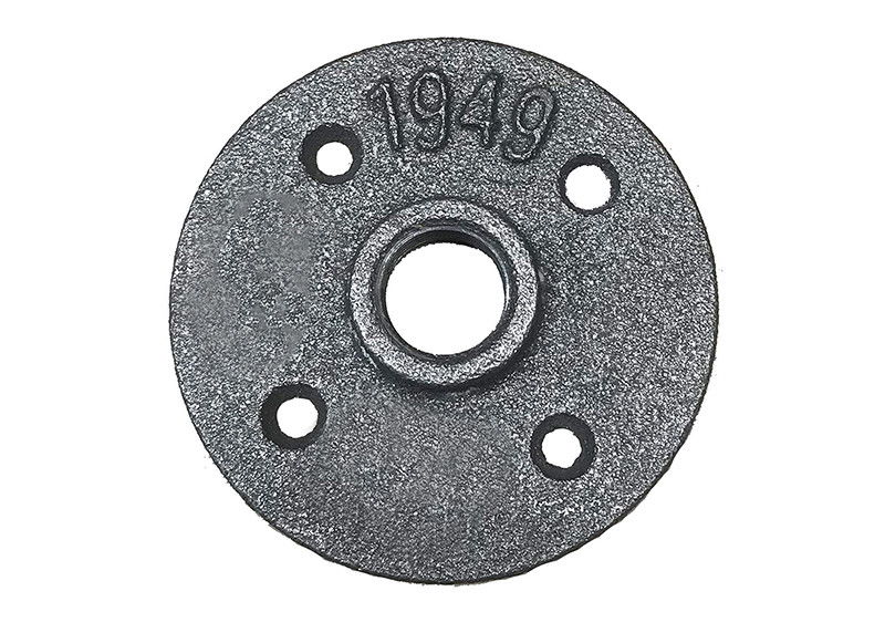 Nipple Fittings Industrial Pipe Shelving E - Coated Malleable Pipe Flange