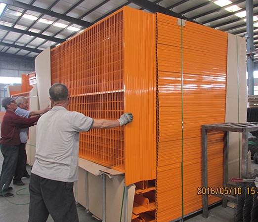 powder coated weld wire canada temporary removable fencing panels 8'x9.5' height tubing 1" profile x 16ga thick