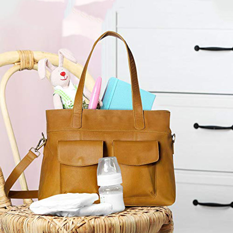 Amazing design fashion luxury waterproof baby diaper bag