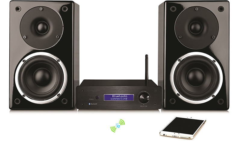 Desktop Wireless Audio Amplifier Class D HiFi Power Amplifier Inside ES9023 DAC Chip