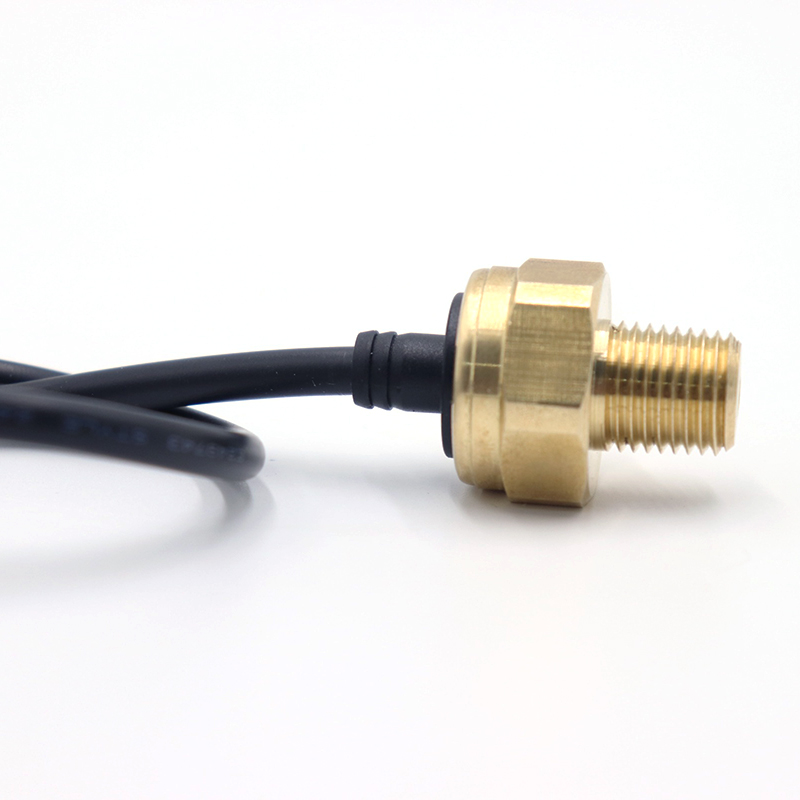 Brass Electronic Water Pressure Sensor , 10 Bar 20 bar 1 4 Npt Pressure Sensor