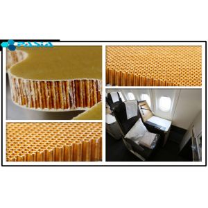 Commercial Nomex Honeycomb Fiberglass Sheets Twill Weave Pattern Damage