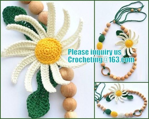 Rainbow nursing necklace, Nursing necklTeething necklace, Breastfeeding Necklace