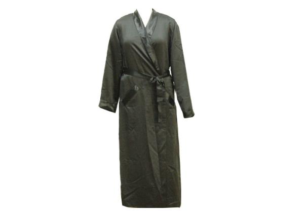 Full / Floor Length Satin Nightgowns Plus Size , Luxury Hot Ladies Nightwear For