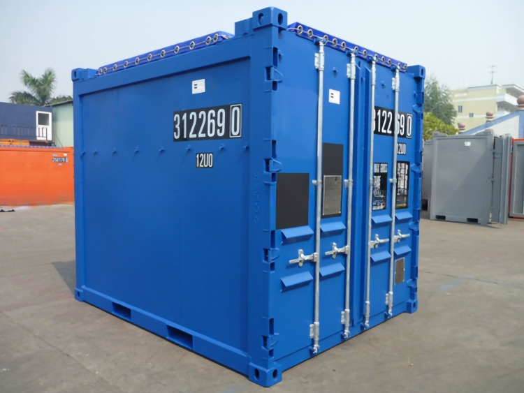 10ft DNV 2.7-1 Standard Open Top Dry Container with Tarpaulin Cover Steel Offshore Container Certified by BV and CSC