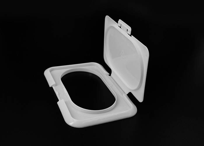 ODM Length 98mm Plastic Flip Top Cap For Tissue Pouch