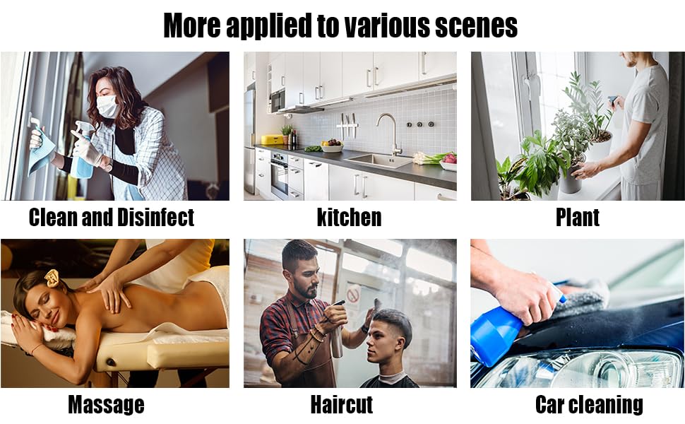 spray bottles
