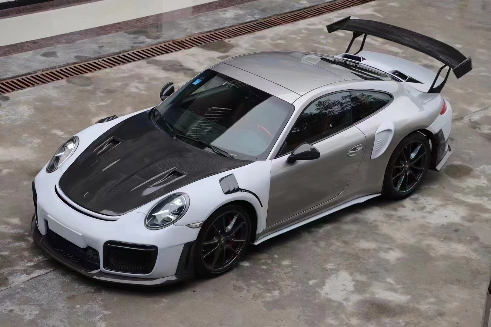 Auto Parts for Porsche 911 991.1 Upgraded GT2RS Body Kit 991.1 Upgraded GT2RS Front and Rear Bumper Spoiler Body Kit