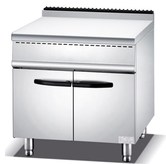 Commercial Grade Stainless Steel Cooking Table With Cabinet - 156kg Weight