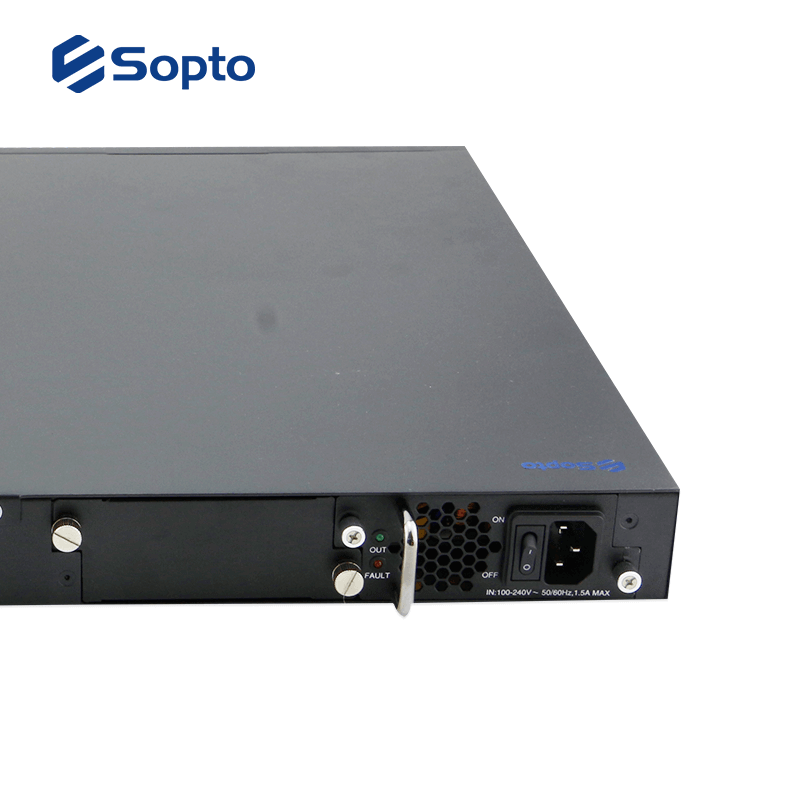 220V AC Power Supply 8 PON GPON OLT Support OMCI Remote Management