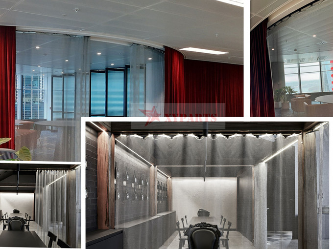 12mm Hanging Stainless Steel Chainmail Curtain For Exterior Wall Cladding