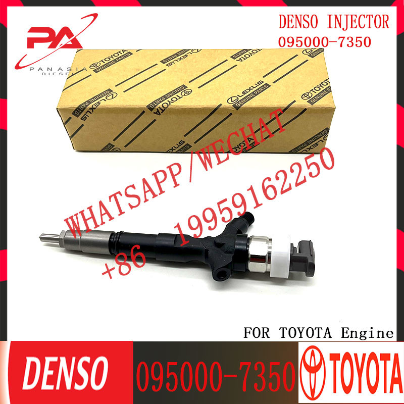 High Quality Diesel Fuel Injector DENSO 0950007350 095000-7350 for Toyota 1KD-FTV Prado D4D J120 23670-30080 23670-30180