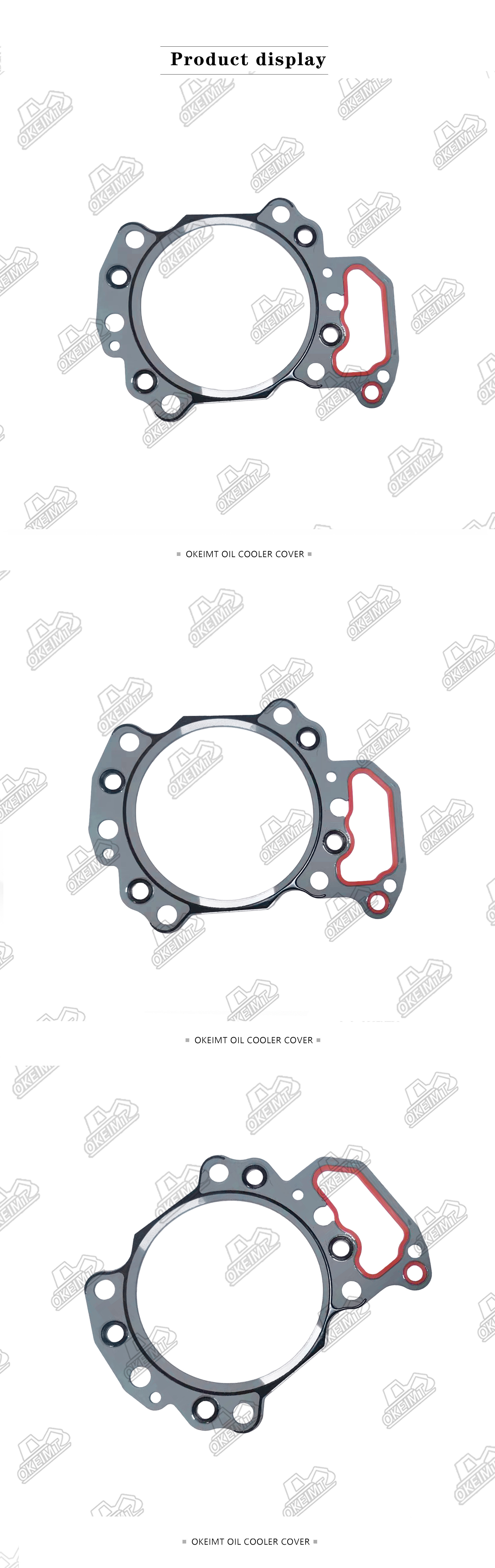 OKEIMT 1 SET Head Gasket For Komatsu 6D125 Engine Spare Parts 6150-17-1813
