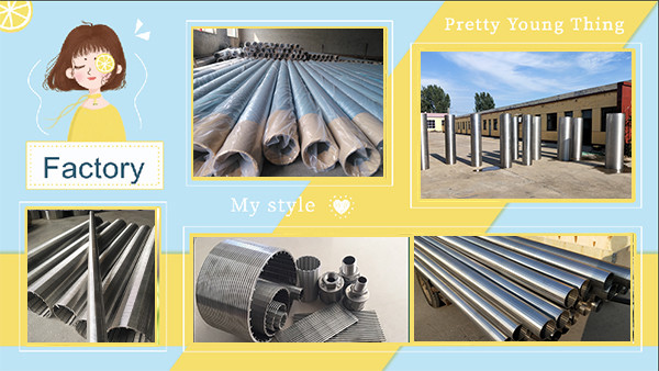 Welded Stainless Steel Continuous Slot Screen For Water Well Drilling