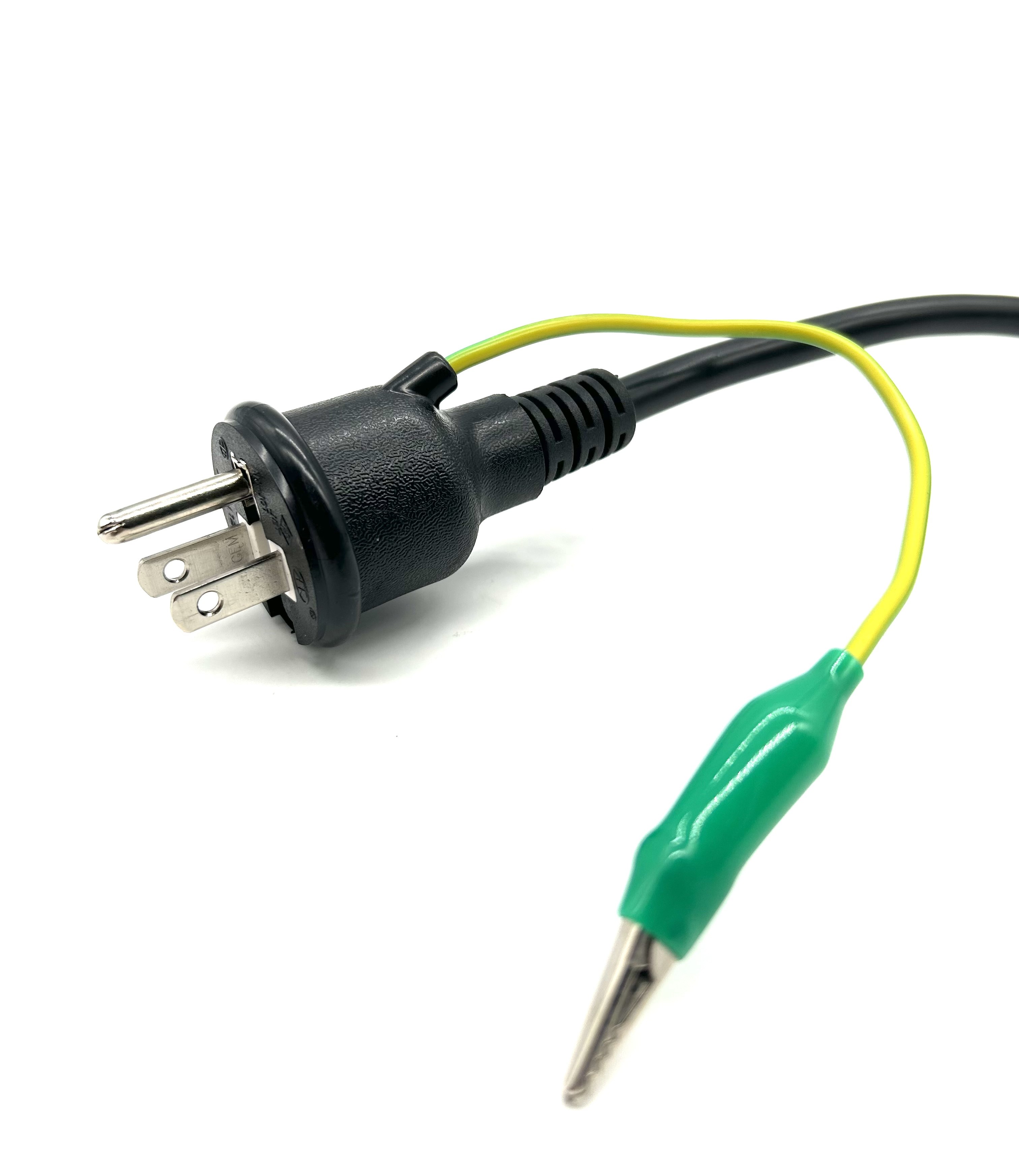 Waterproof Japan Power Cord 125V Voltage Wiht 3 Pin Prong Plug A Foldable Grounding Pin