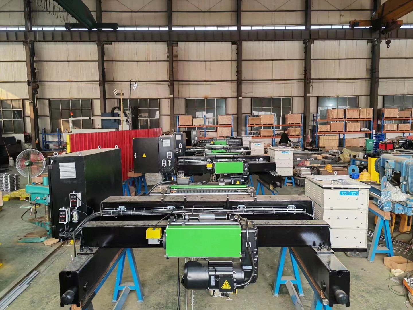 Lifting Trolley Wire Rope Crane Hoist Single Double Girder Gantry 20 Ton