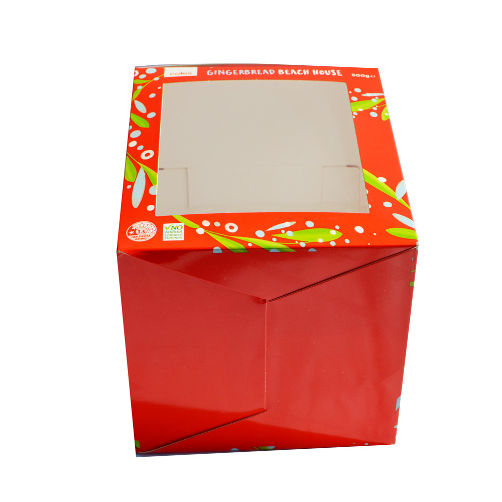 Attractive CMYK Small Clear Window Box Packaging For Retail