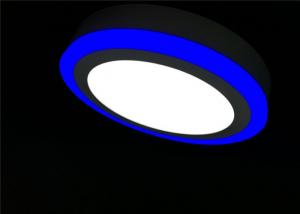 China Commercial IP40 Round 240mm SMD AC Double Color Surface LED Panel Light 24W on sale