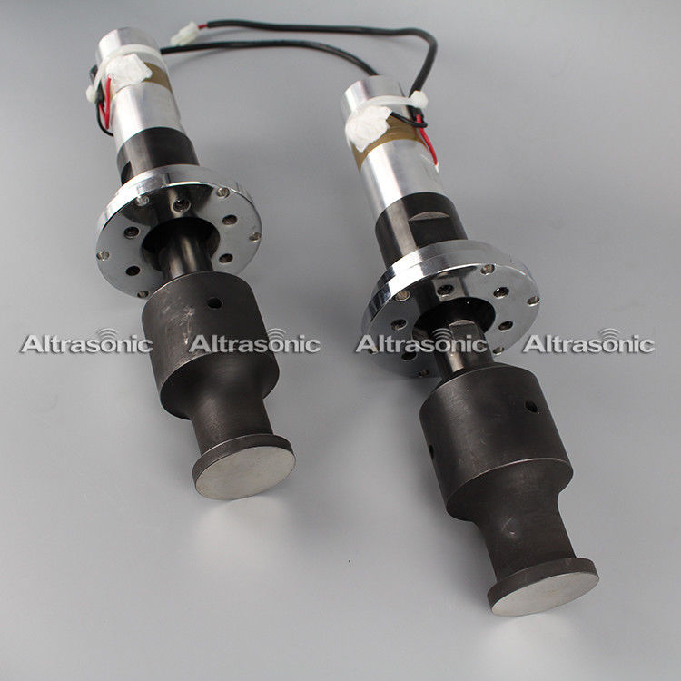 20Khz Ultrasonic Oscillator Transducer With Booster Flange Titanium Sonotrode