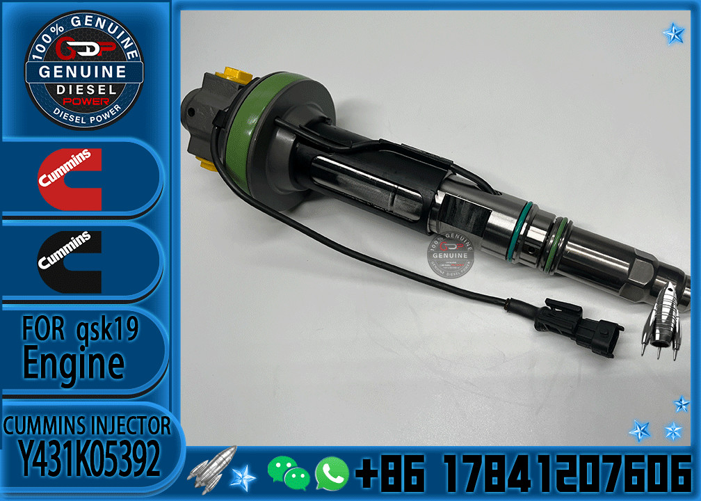 High Quality Diesel Engine Fuel Injector Y431K05392 2867147 2867148 For CUMMINS QSK19 QSK38 QSK50 QSK60 Engine