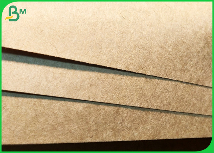 Direct Food Contact 300gsm Natural Brown Kraft Paper Board With FDA Approved
