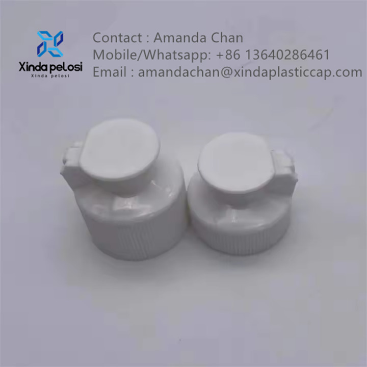Ribbled Or Smooth Surface Factory White Flip Cap Flip Top Tube Cap For Bottle