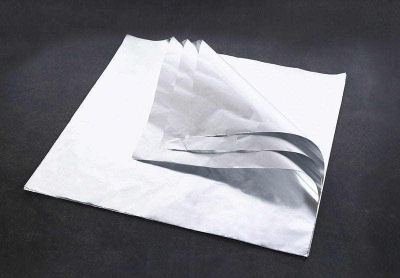0.3mm 35 Micron Printed Brushed Aluminium Foil Roll 300 Meters Soft Temper