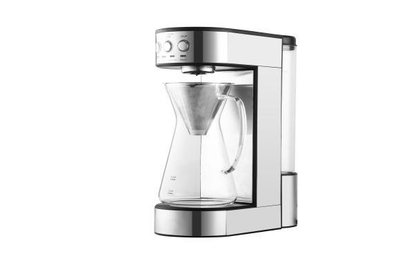 1.8L 4 Cup Pour Over Coffee Maker , 120V Electronic Barista Hand Brew Coffee