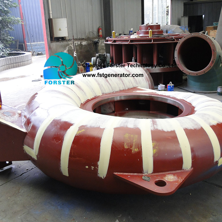 1.1mw-6.7mw Water Flow Turbine Generator For High Oil Pressure Governors In Large Dams