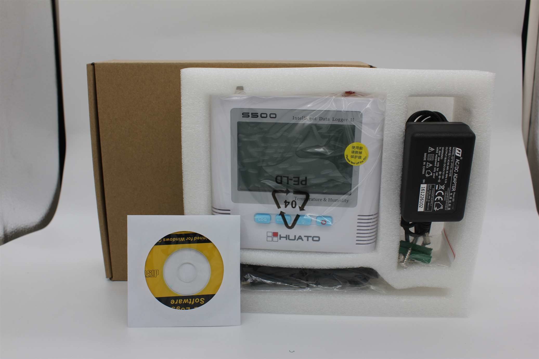 Wireless Temperature And Humidity Data Logger Wifi With Internal Temperature Sensor