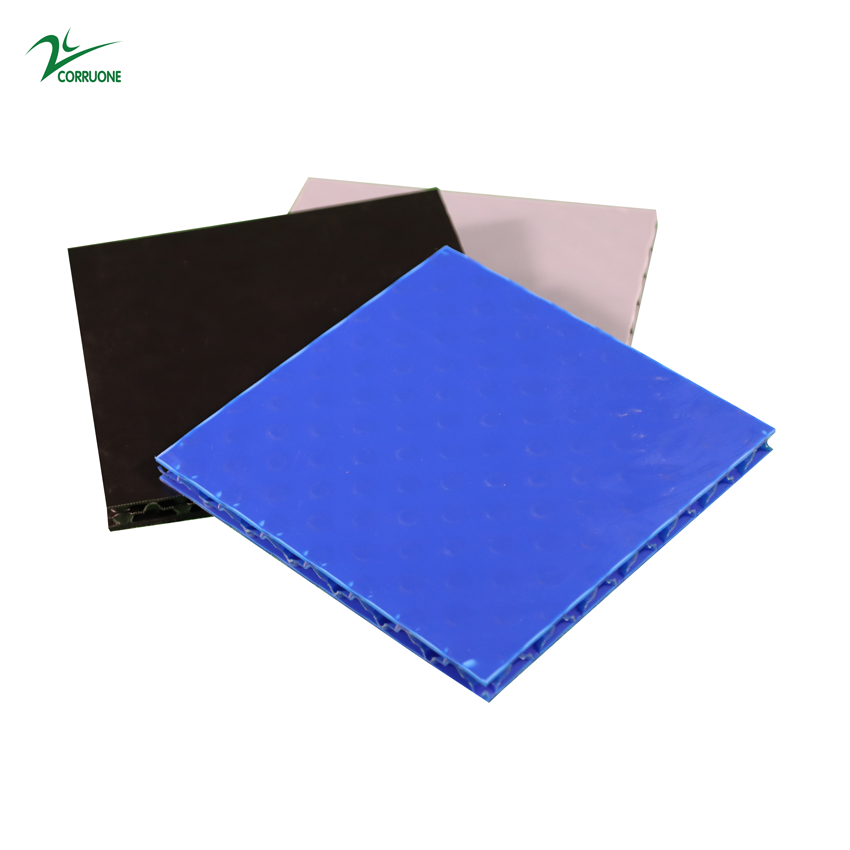 3mm-11mm PP Plastic Honeycomb Board Purple 4x8 Honeycomb Panels