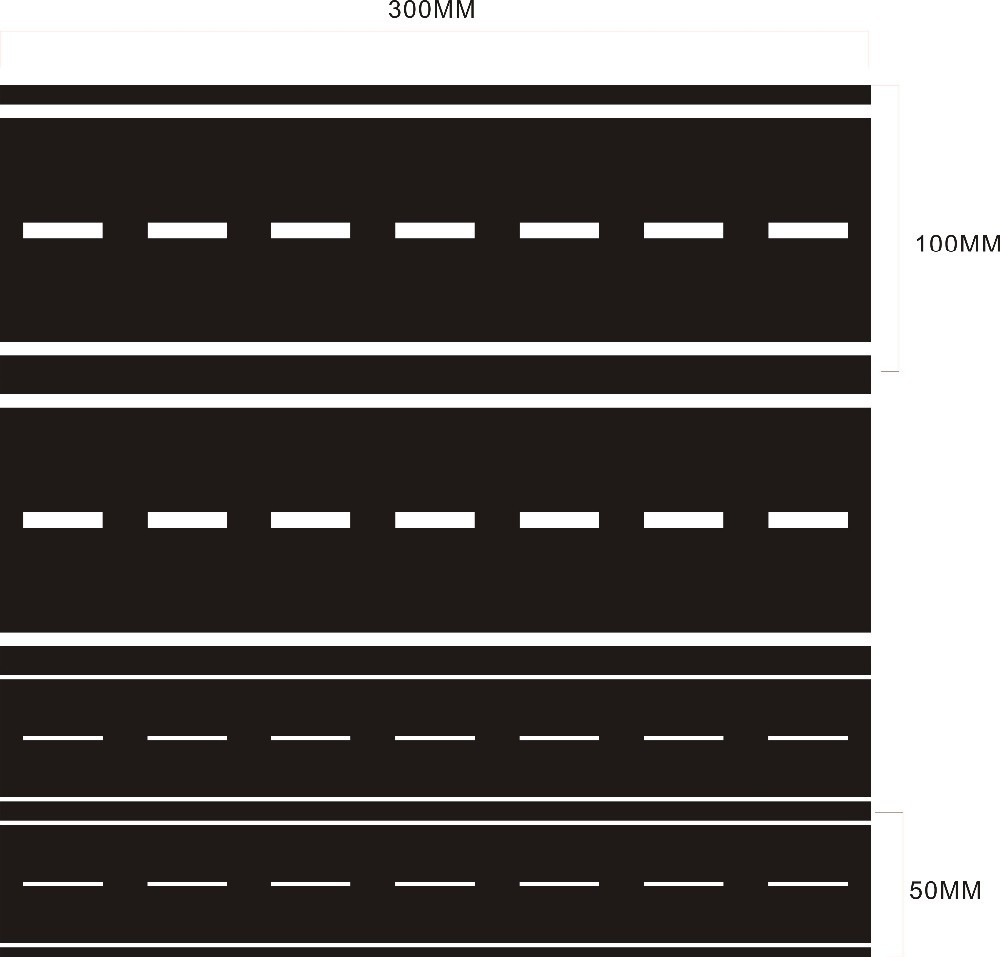 Car Toys Marking Road Solid Washi Tape Rice Paper No Residue Torn By Hand