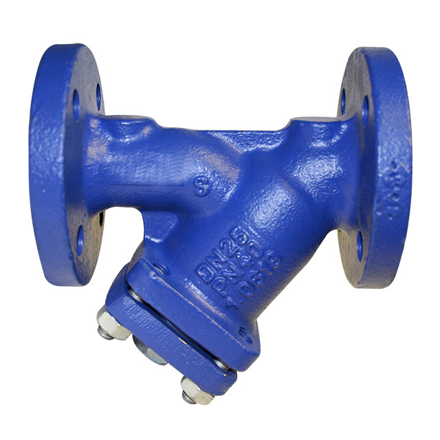 ANSI 150 DIN PN16 Double Flanged Y type strainer filter with ss304 Mesh