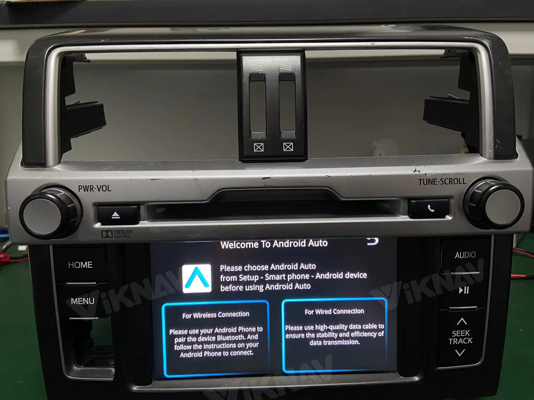 Viknav Linux System OEM Car For Toyota 4Runner Aisin 2014-2017 Upgrade Decoder Box MuItimedia Wireless CarPlay
