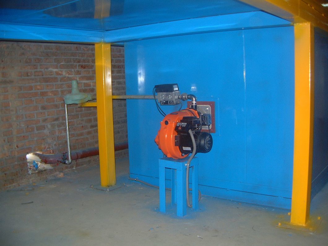Powder Coating Line for Hospital Beds with Manual Electrostatic Spray Gun