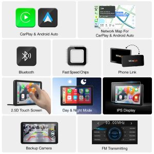 GRANDnavi Wifi BT Portable Navigation Device Universal 9Inch Linux System