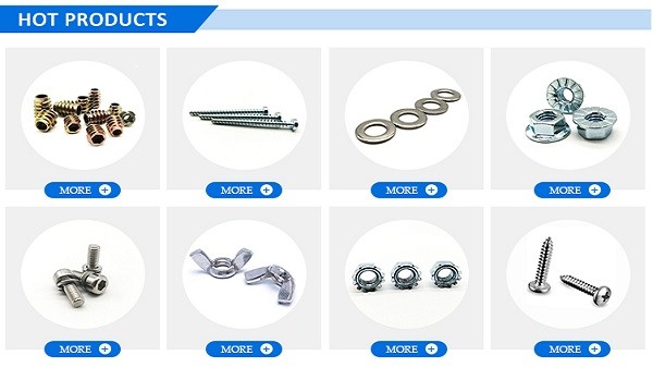 SS304 Wood Insert Lock Nut Hexagon Socket Color Zinc Plated