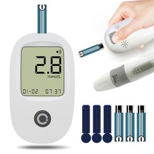  OEM Logo Diabetes Glucometer Blood Glucose Monitor Kit Home Glucometer Auto Ejection Blood Sugar Test Kits Manufactures