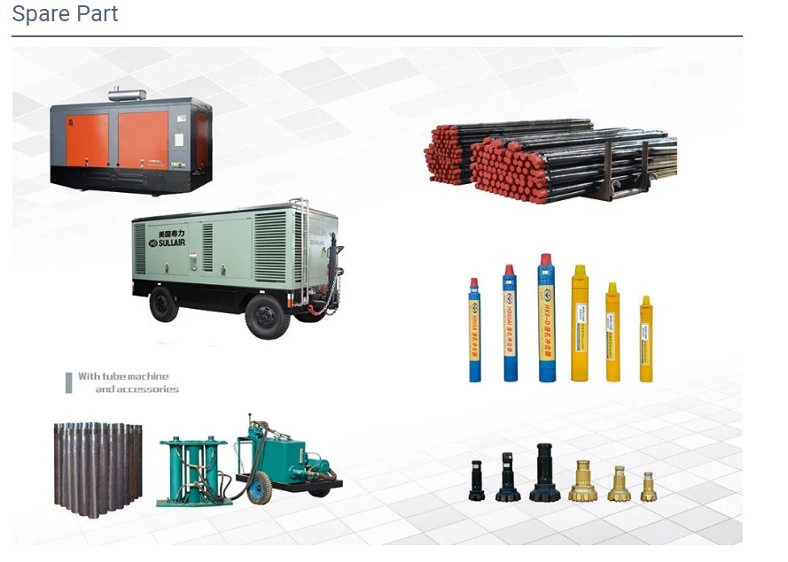 Adaptive Conditions Loose Layer Trailer Mounted Water Well Drilling Rig