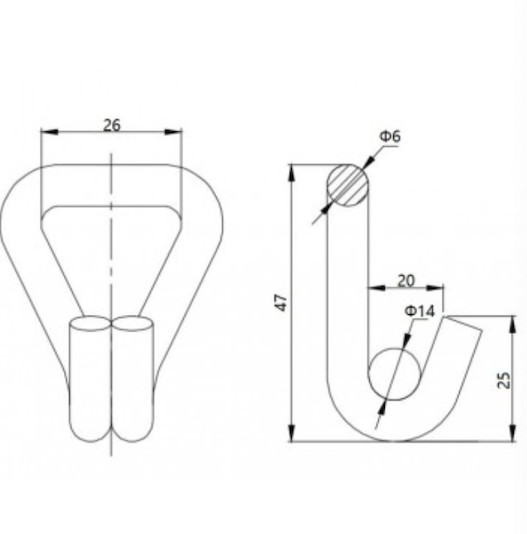 PVC Vinyl Coated 2 Inch Tie Down Straps , Double J Hook Ratchet Tie Down